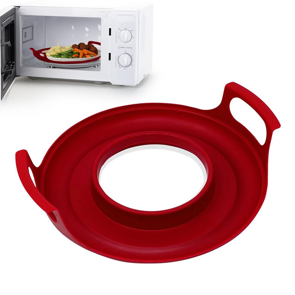 Home Cooking Supplies - صينية لوحة الميكروويف المضادة للتشوه، لوازم