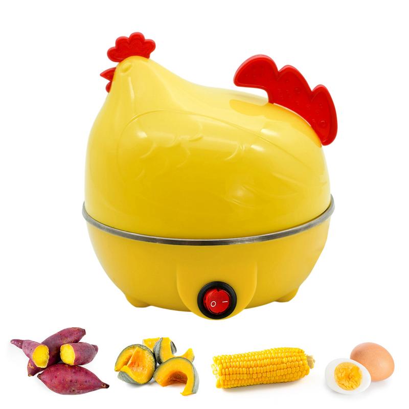 Home Cooking Supplies - غلاية بيض منزلية على شكل دجاجة
