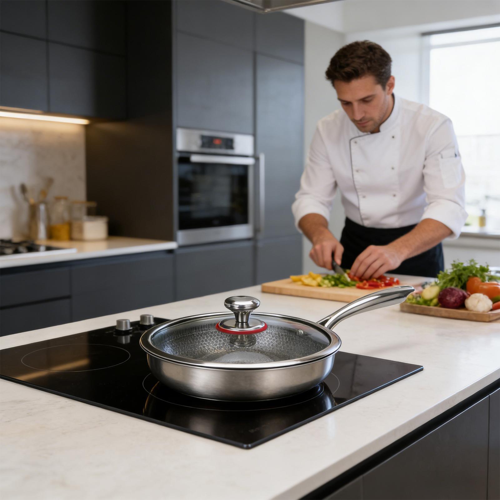 مقلاة طهي من التيتانيوم غير لا - مراجعة Home Cooking Supplies وسعره