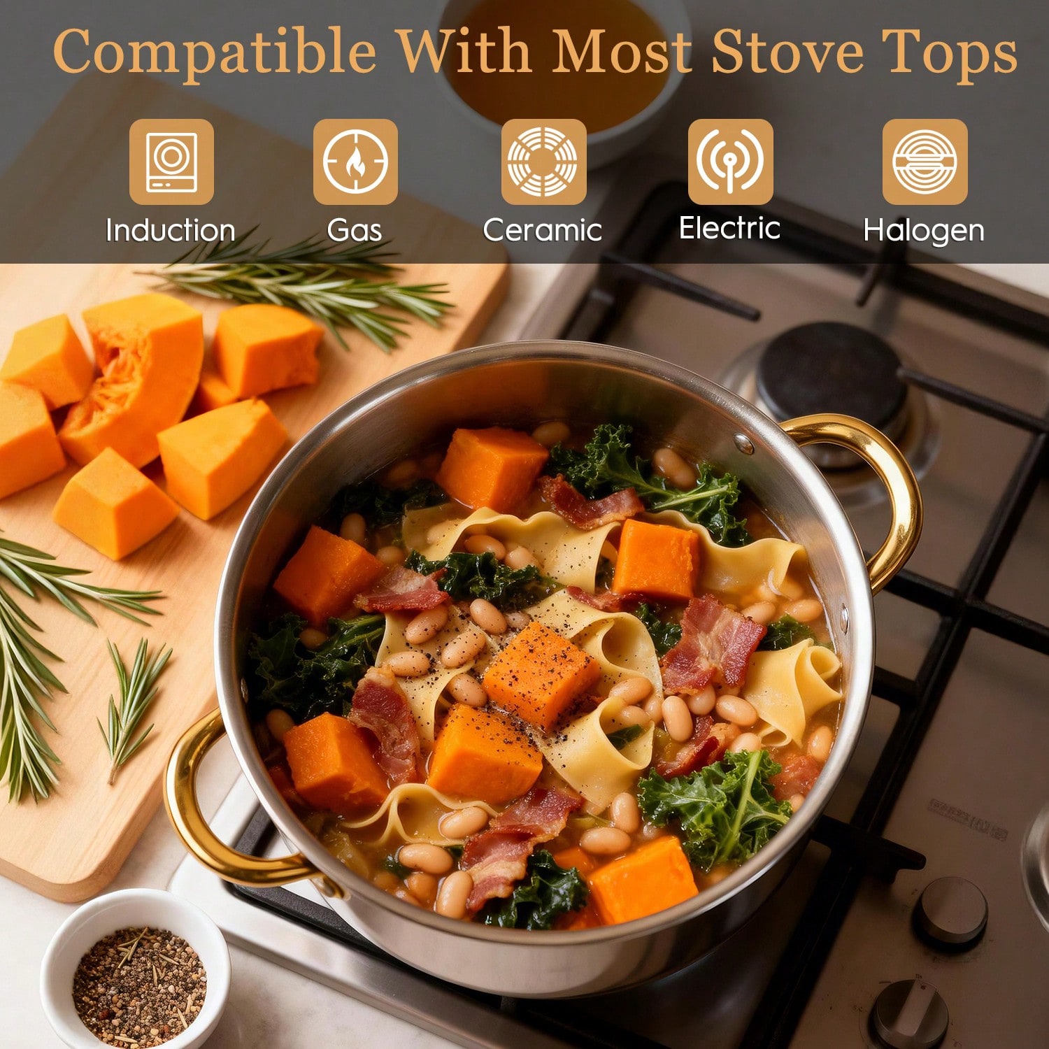 طقم أواني طهي فاخرة وعصرية من  - مراجعة Home Cooking Cookbook وسعره