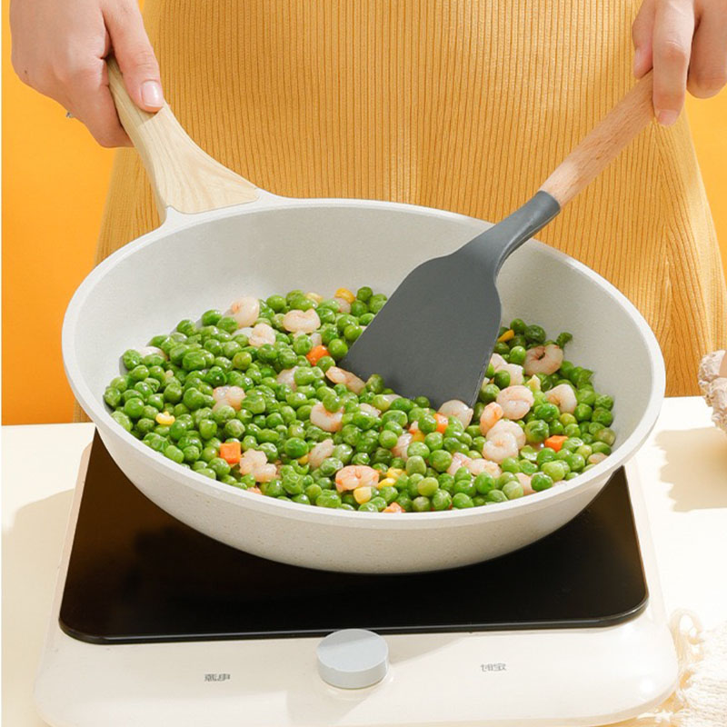 مقلاة ووك متينة غير لاصقة، وعا - مراجعة Home Cooking Cookbook وسعره